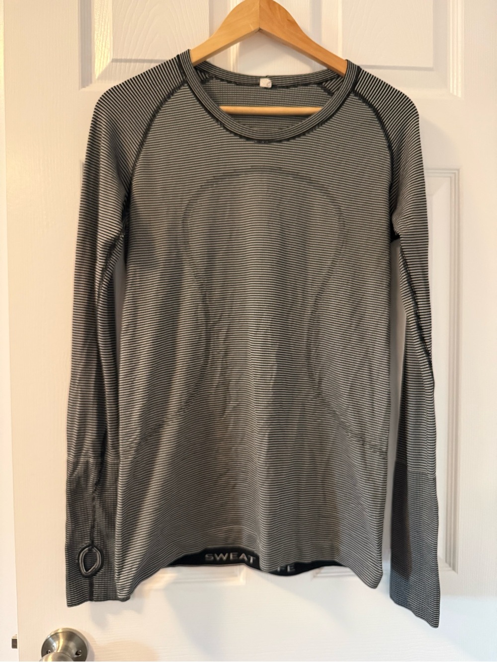 lululemon athletica Striped Swiftly Tech Long Sleeve Size 10